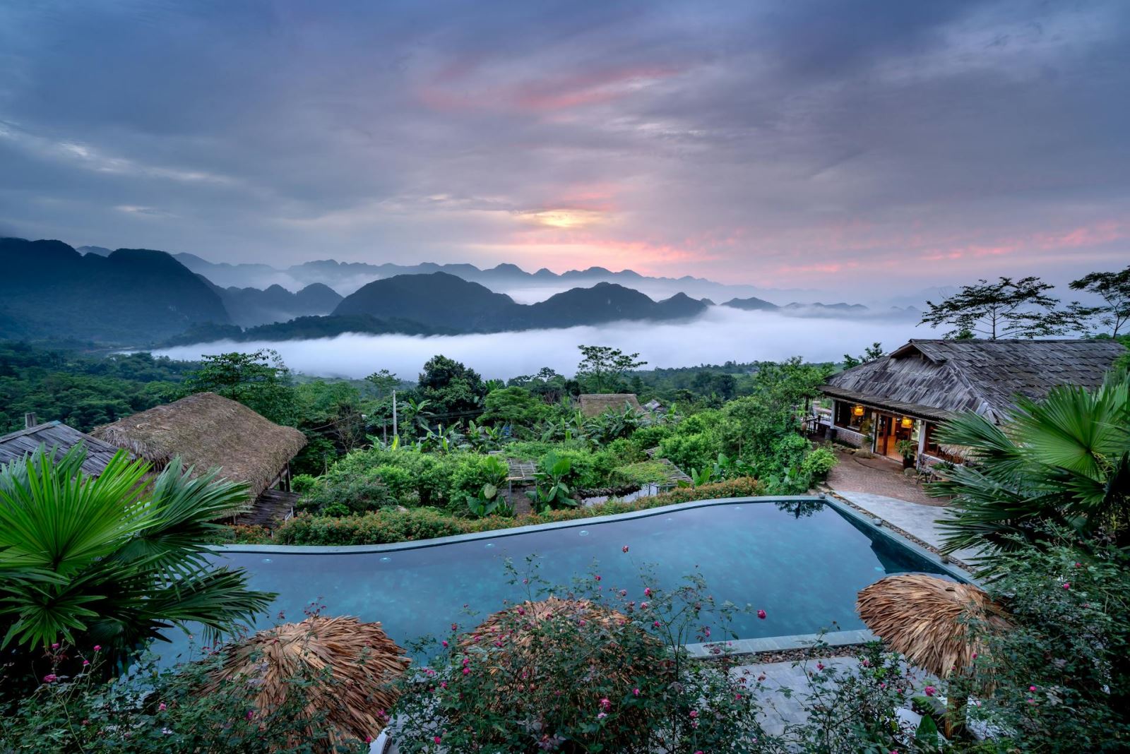 A calming retreat in Pu Luong, Vietnam (Photo by Quang Nguyen Vinh from Pexels)